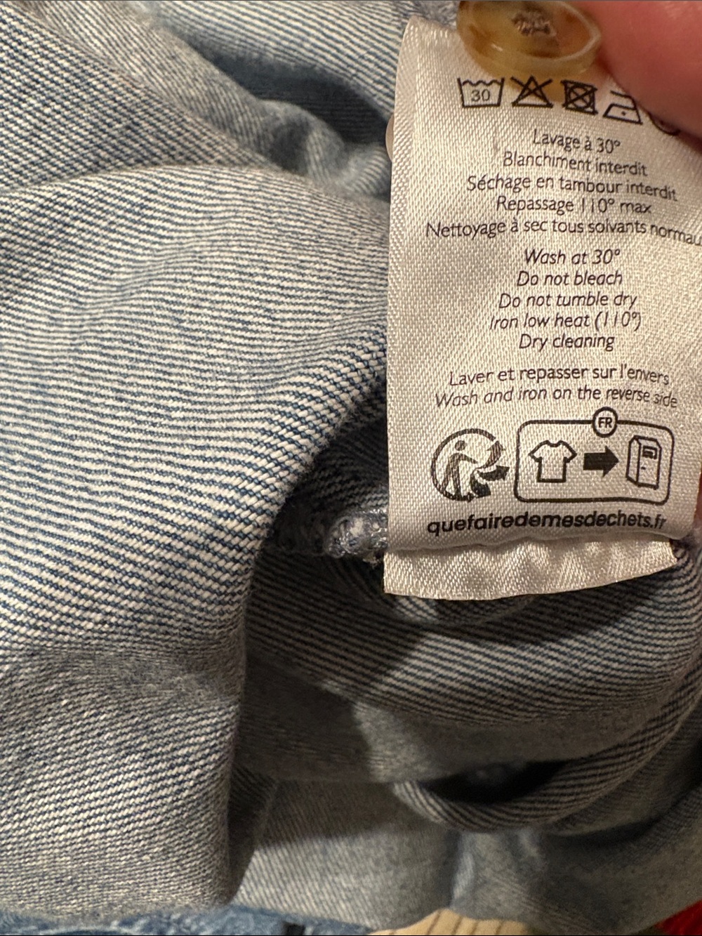 Sezane Denim Ana Dress - Picture 5 of 7